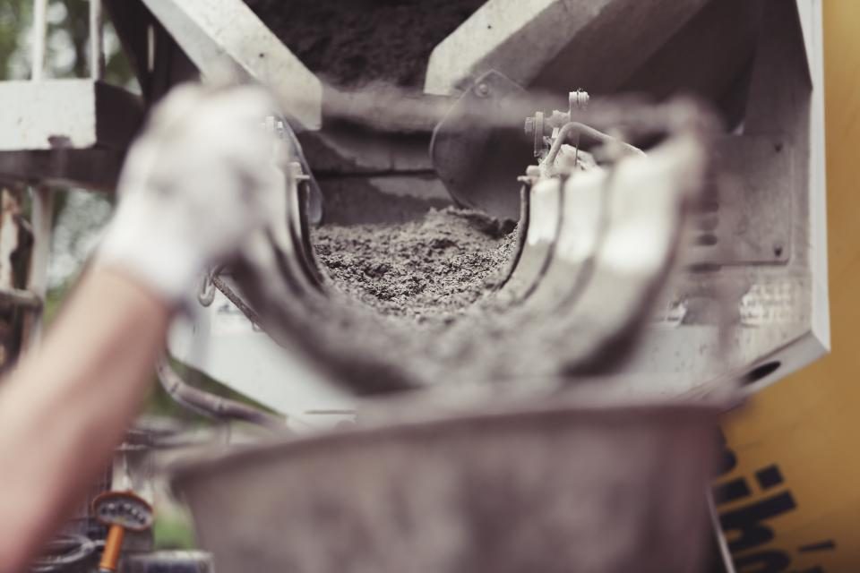 Illustrative photograph of construction Paving